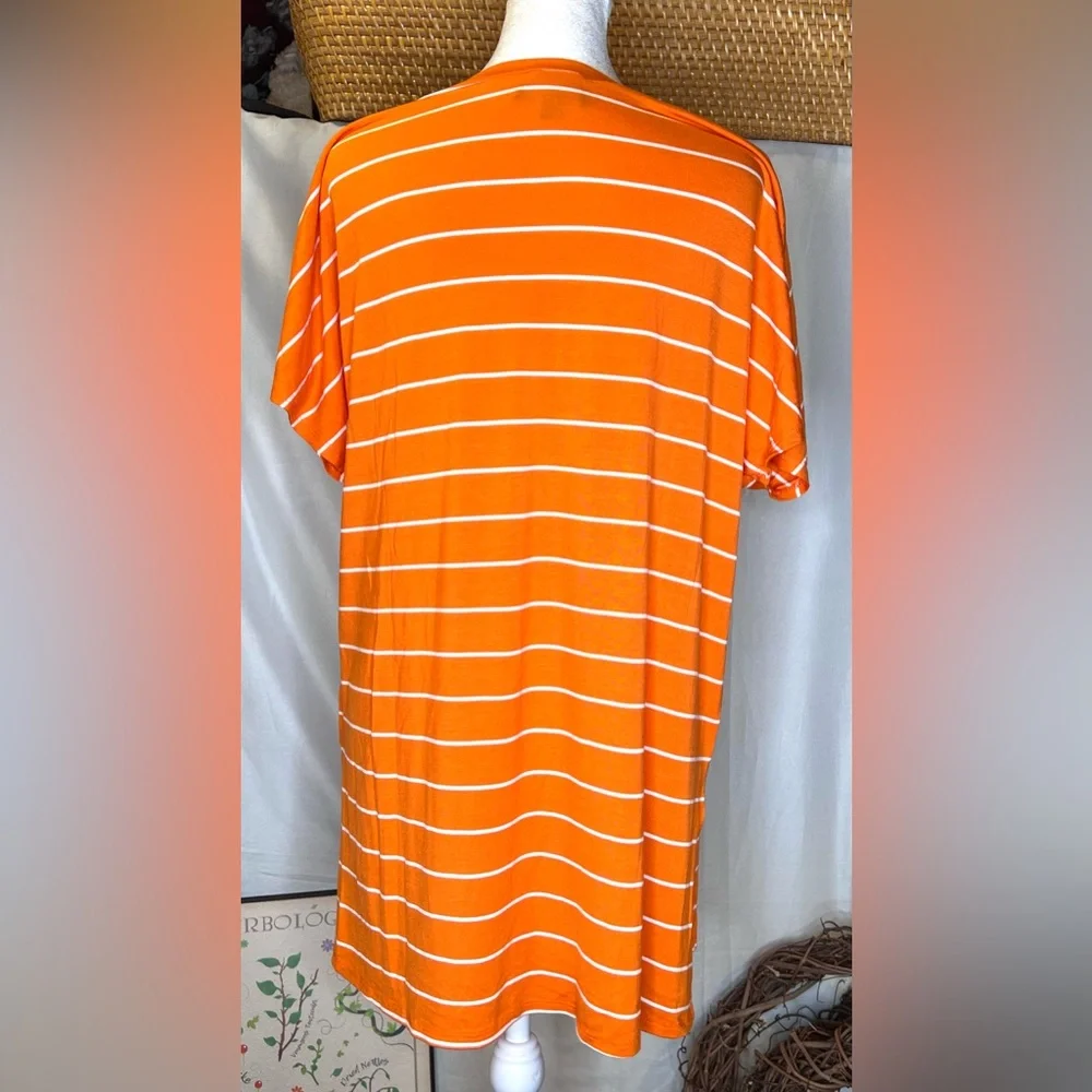 Gameday Caroline Clemson Tigers Orange Striped T-Shirt Size Medium - Picture 9 of 9